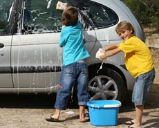 Support a student-run car wash as your next PTA fundraising idea!