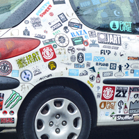 Sell car magnets or decals to raise money for your high school.