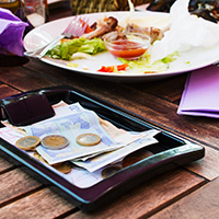 Partner with a local restaurant for a percentage night sports fundraiser.