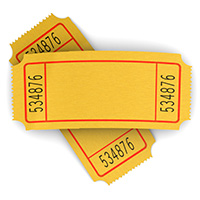 A raffle works well as an online school fundraiser.