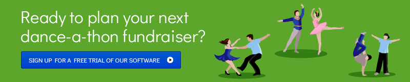 Sign up for a free trial of 99Pledges software for your next dance-a-thon.