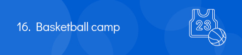 Hosting a basketball camp is an effective basketball fundraising idea.