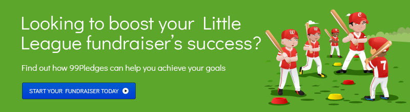 Boost your little league fundraising success with 99 Pledges.