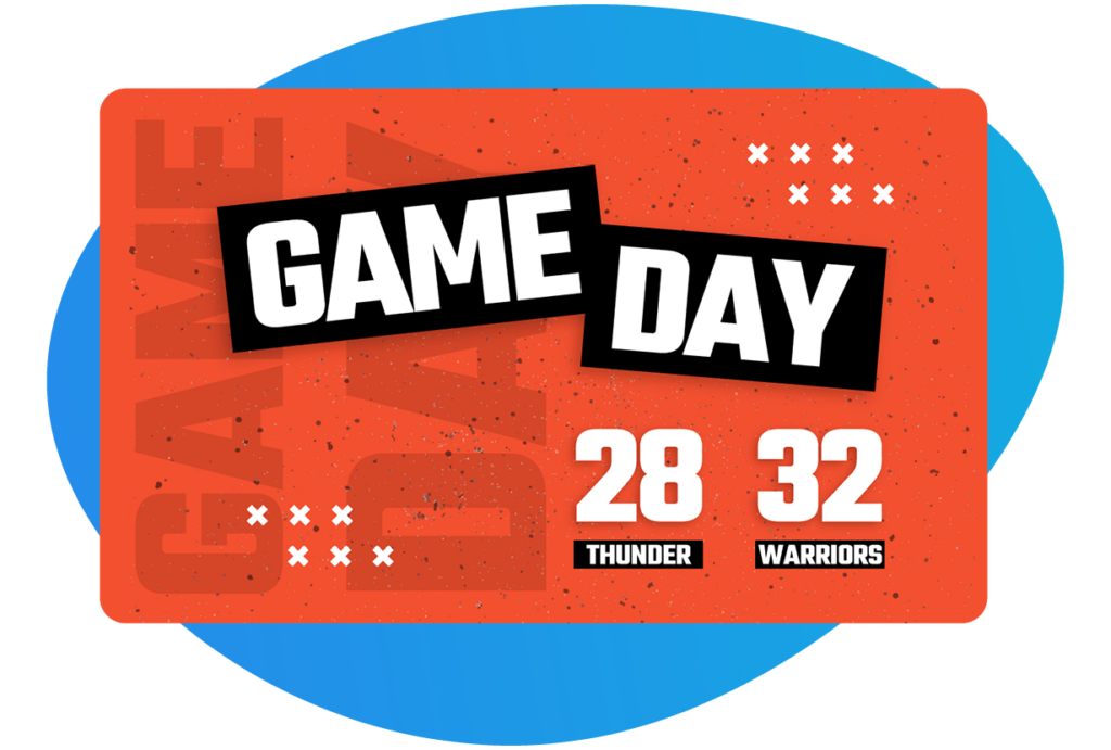 Example of an eCard to create for a sports fundraiser.